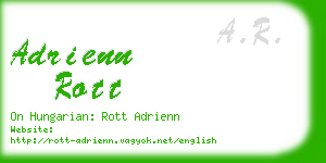 adrienn rott business card